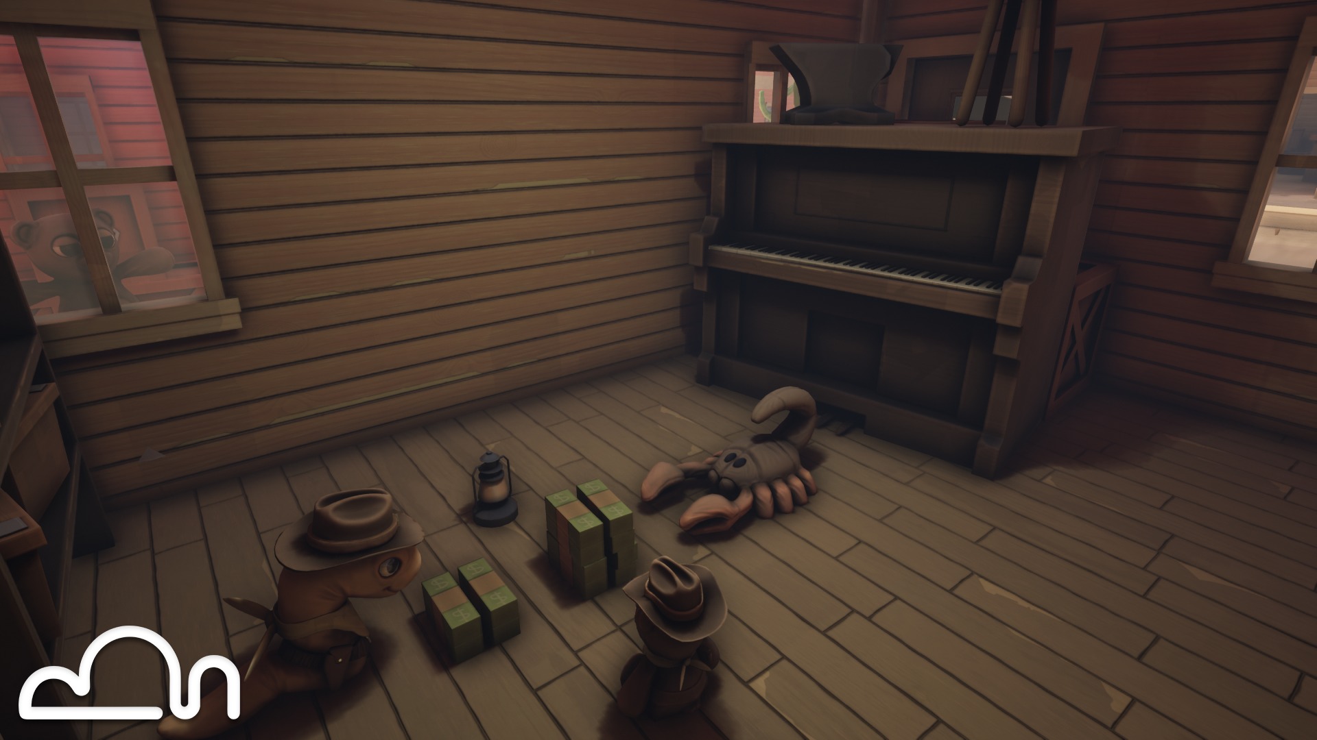 Stylized Old Western Low-poly 3D model_7