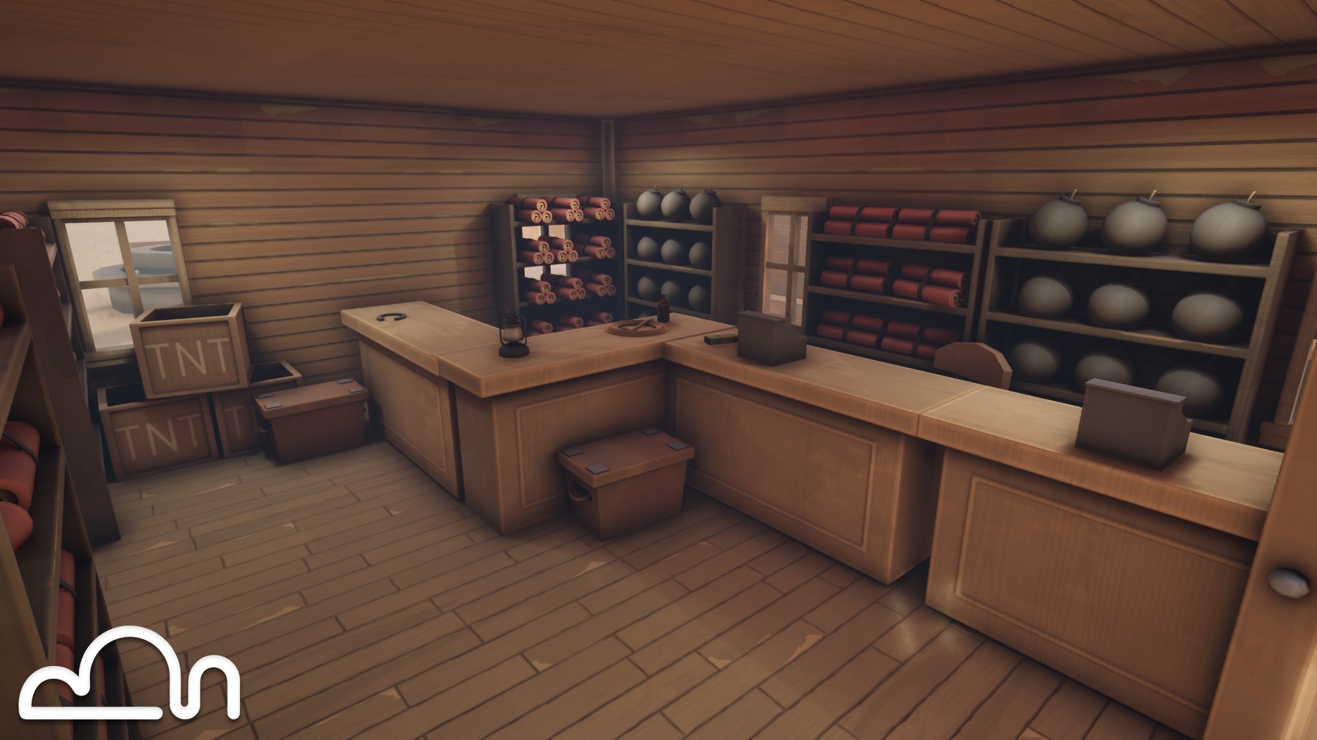 Stylized Old Western Low-poly 3D model_13