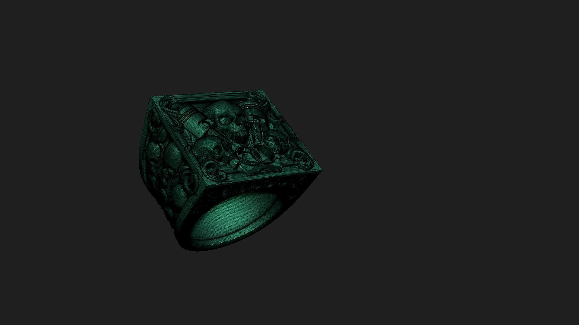 biker ring with motor  4 3D print model_2