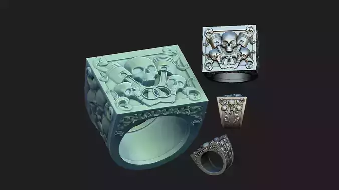 biker ring with motor  4