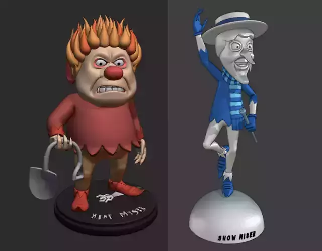 Heat Miser and Snow Miser  3D print model