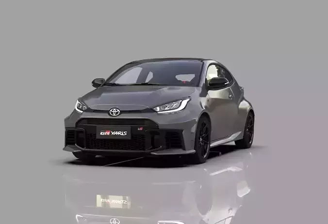 Toyota GR Yaris 2024 HQ interior 3D model