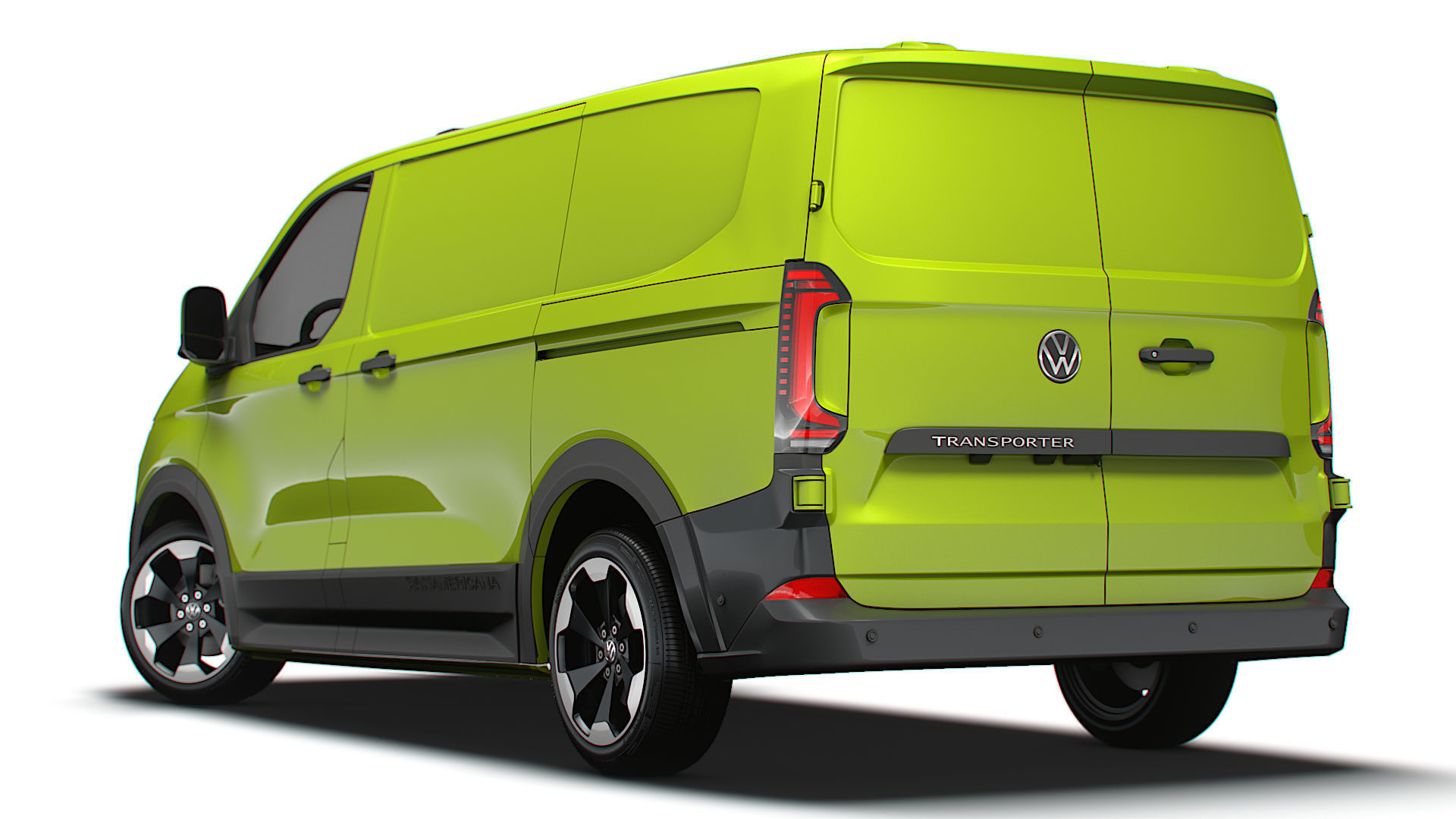 Volkswagen Transporter L1H1 2024 3D model_2