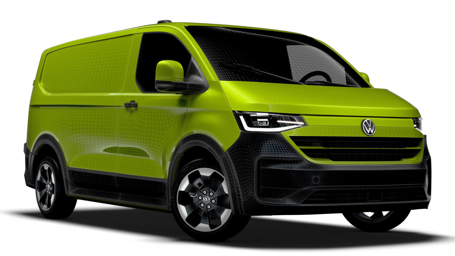 Volkswagen Transporter L1H1 2024 3D model_14