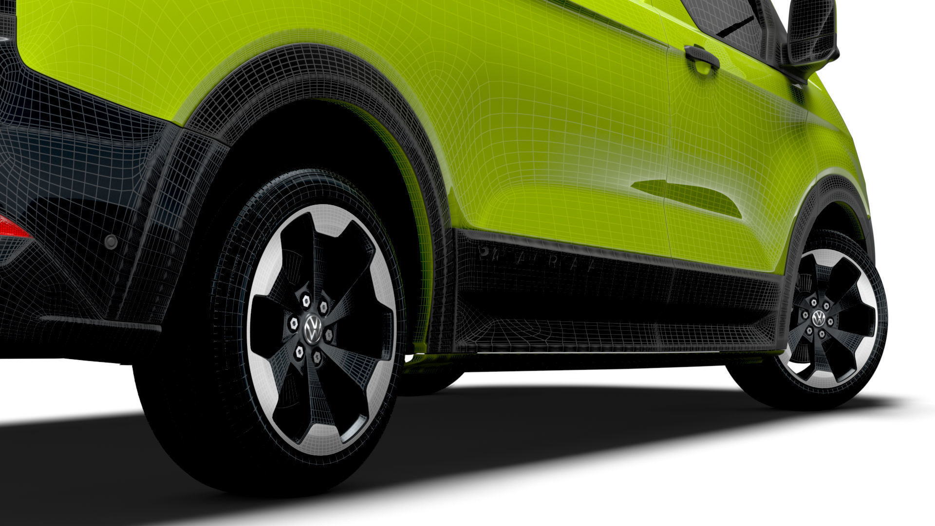 Volkswagen Transporter L1H1 2024 3D model_25