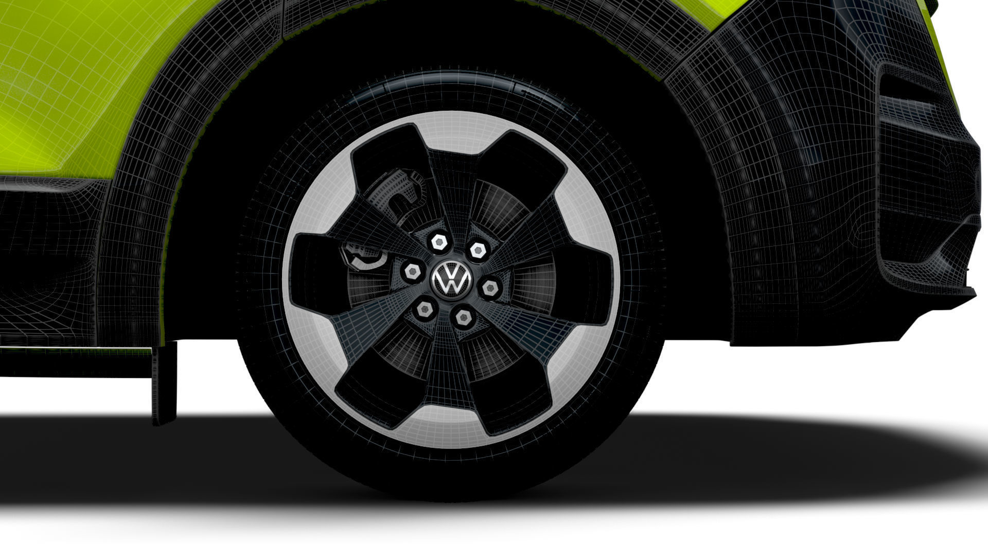 Volkswagen Transporter L1H1 2024 3D model_23