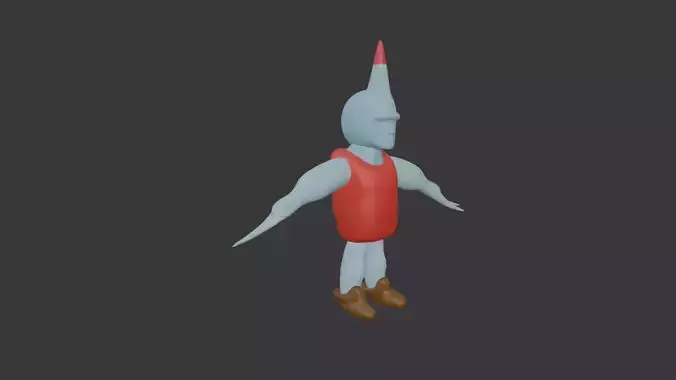 Robot Low-poly 3D model