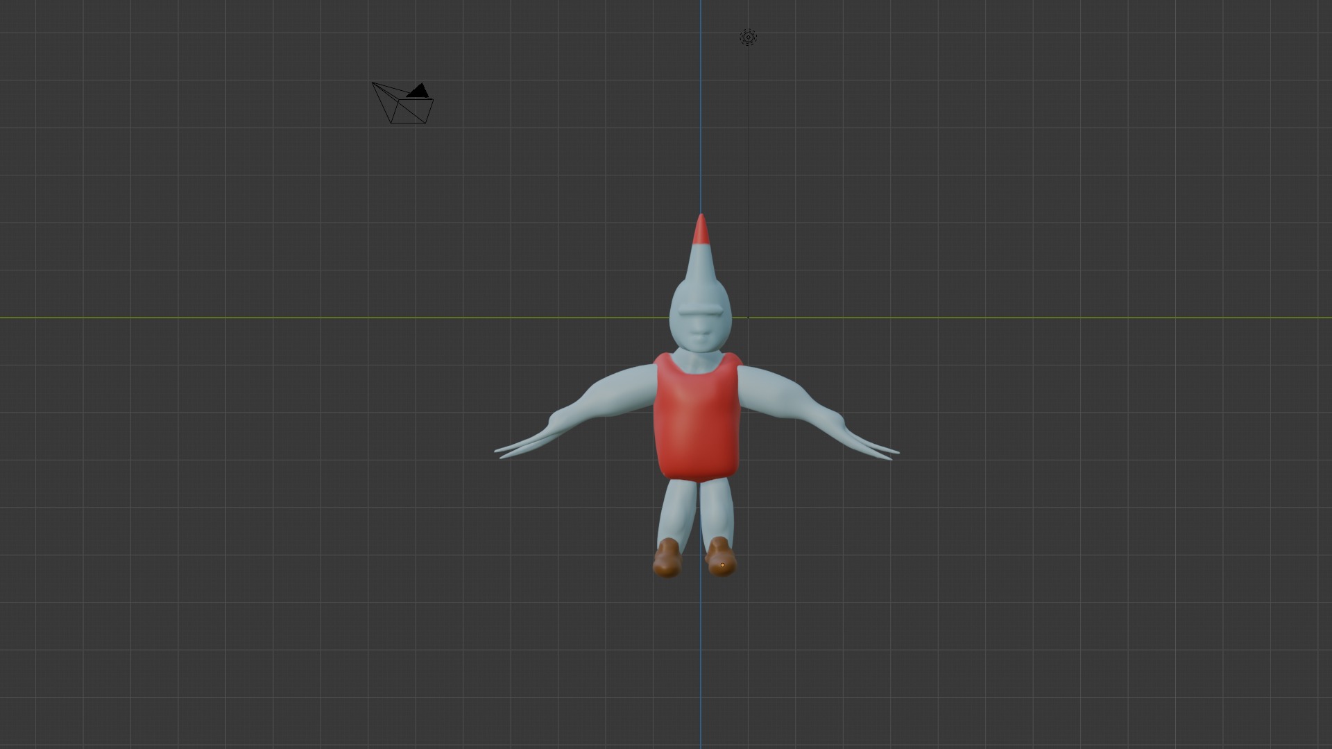 Robot Low-poly 3D model_1