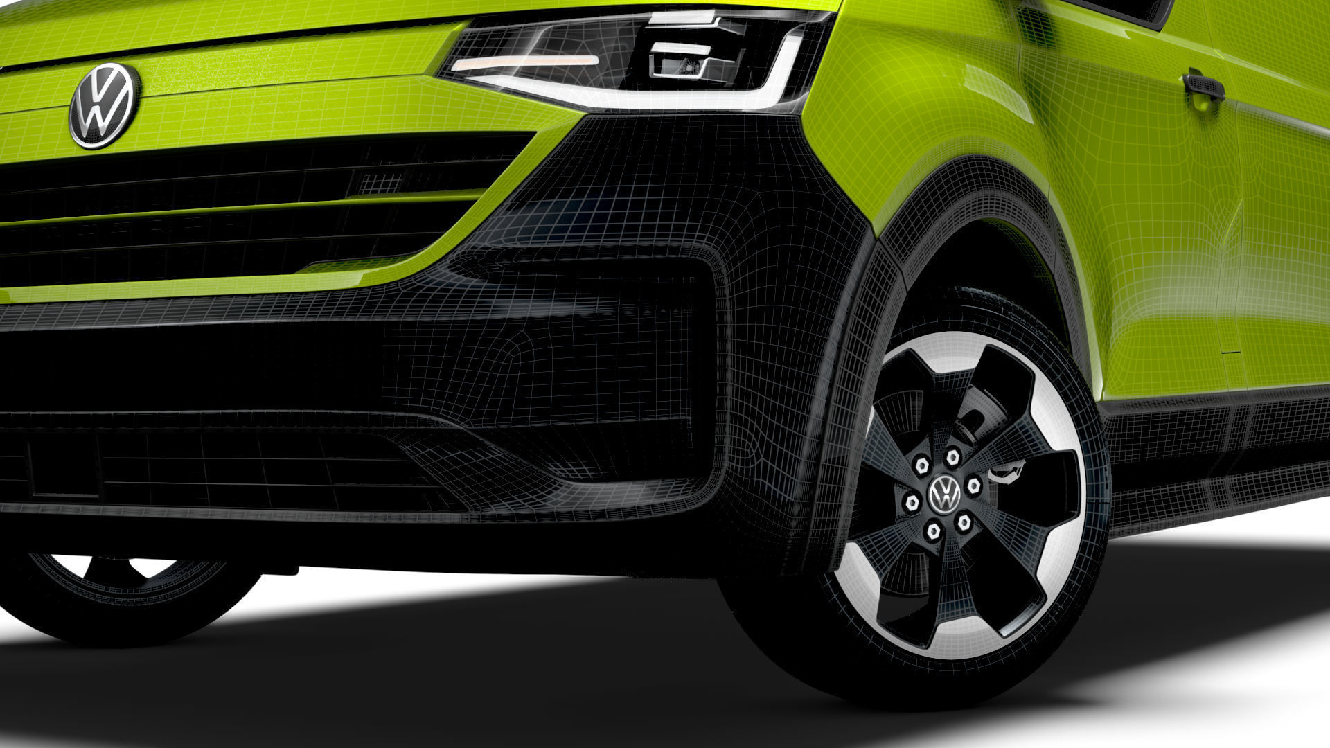 Volkswagen Transporter L1H2 2024 3D model_17