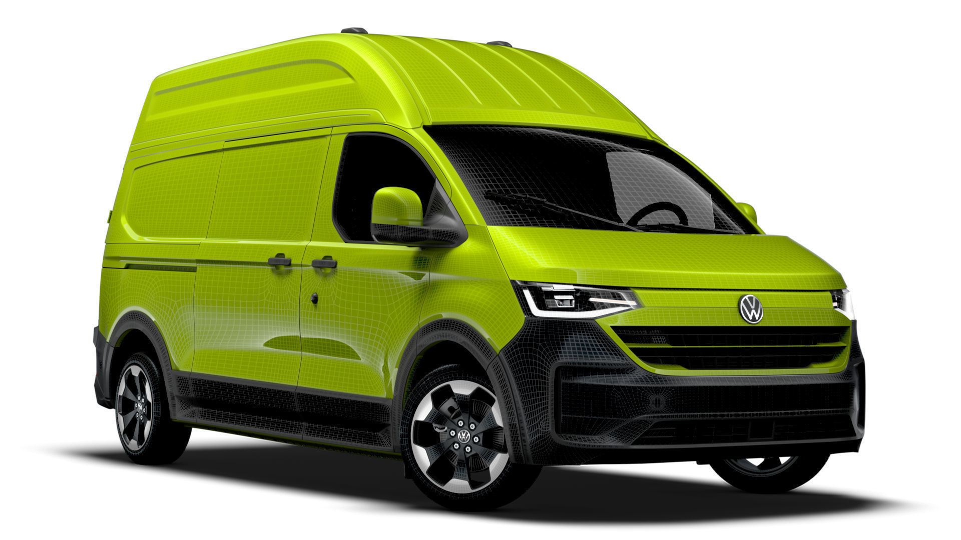 Volkswagen Transporter L2H2 2024 3D model_13