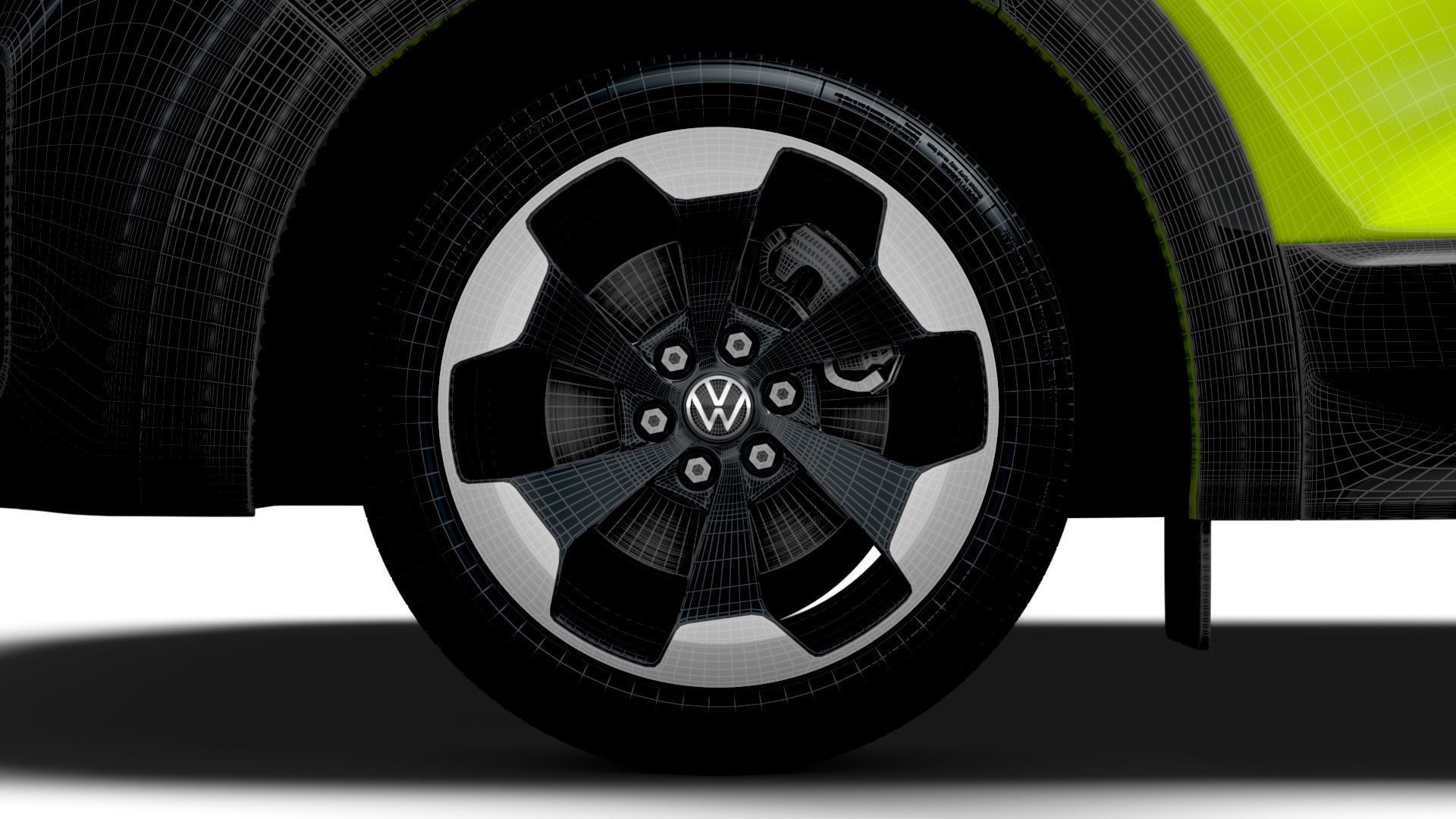 Volkswagen Transporter L2H2 2024 3D model_24