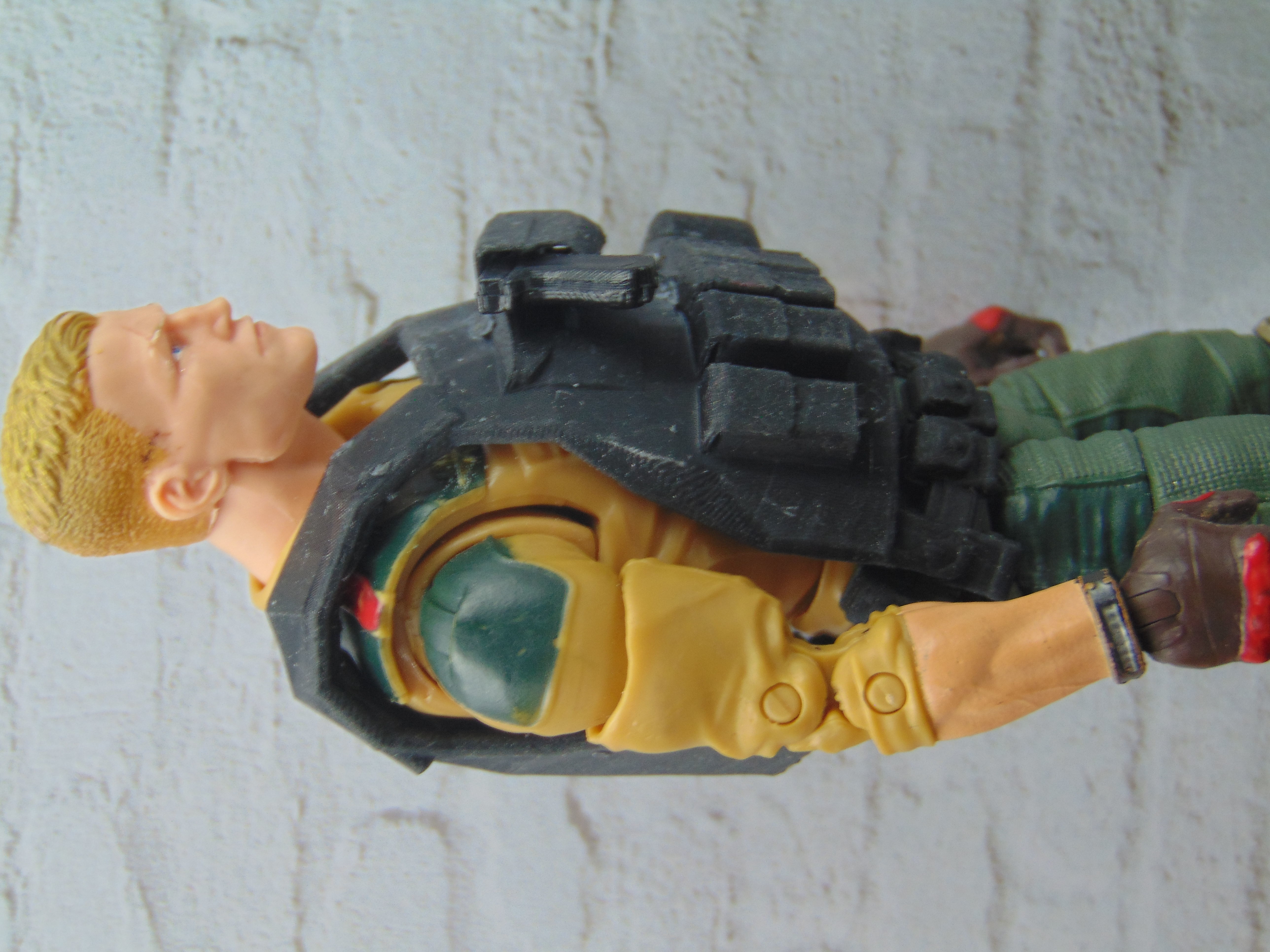 Custom Tactical Vest for GI JOE Classified Figure 3D print model_2