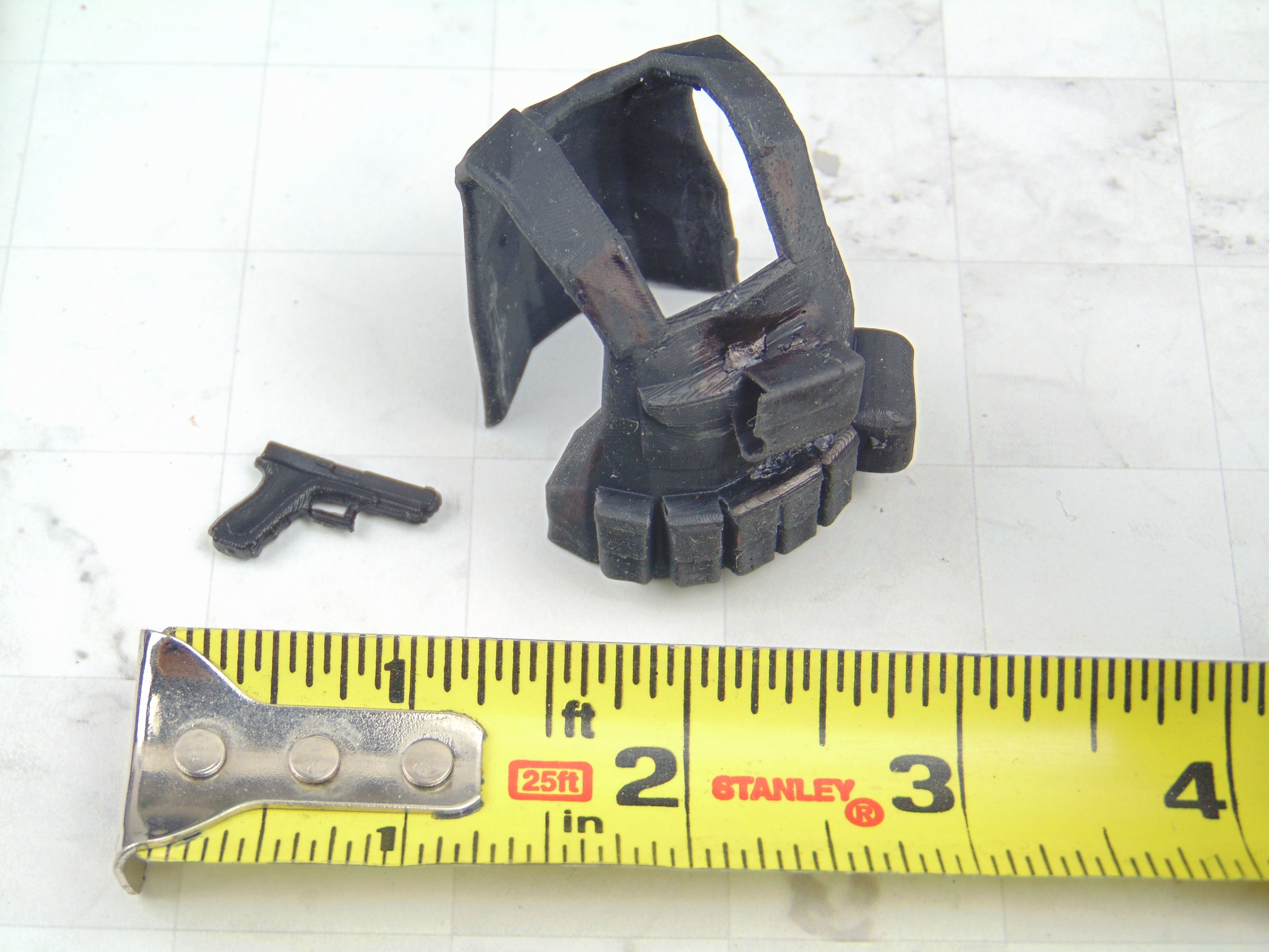 Custom Tactical Vest for GI JOE Classified Figure 3D print model_10