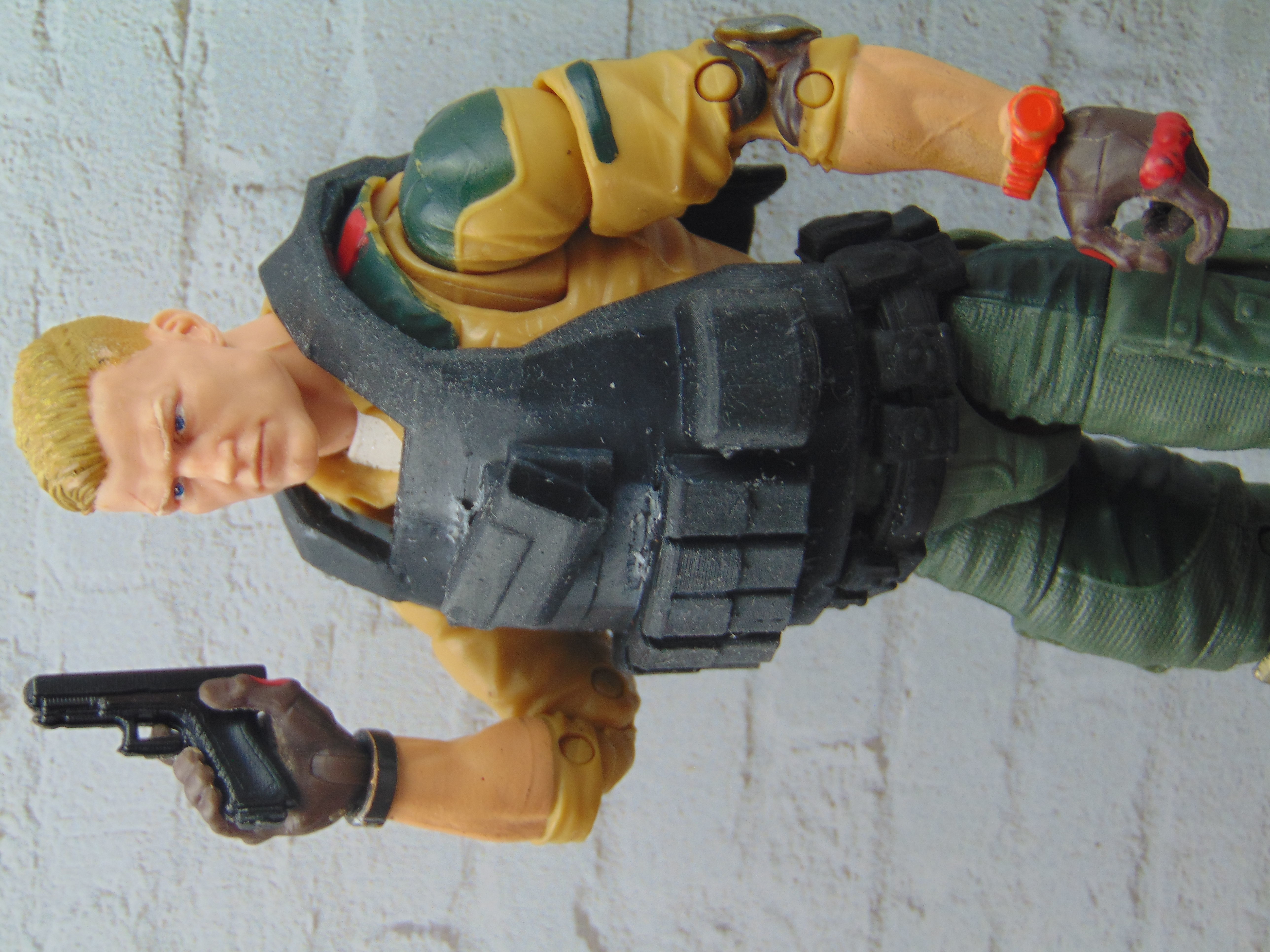 Custom Tactical Vest for GI JOE Classified Figure 3D print model_9