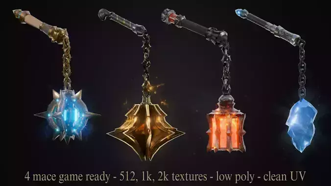 Game-Ready Mace Pack