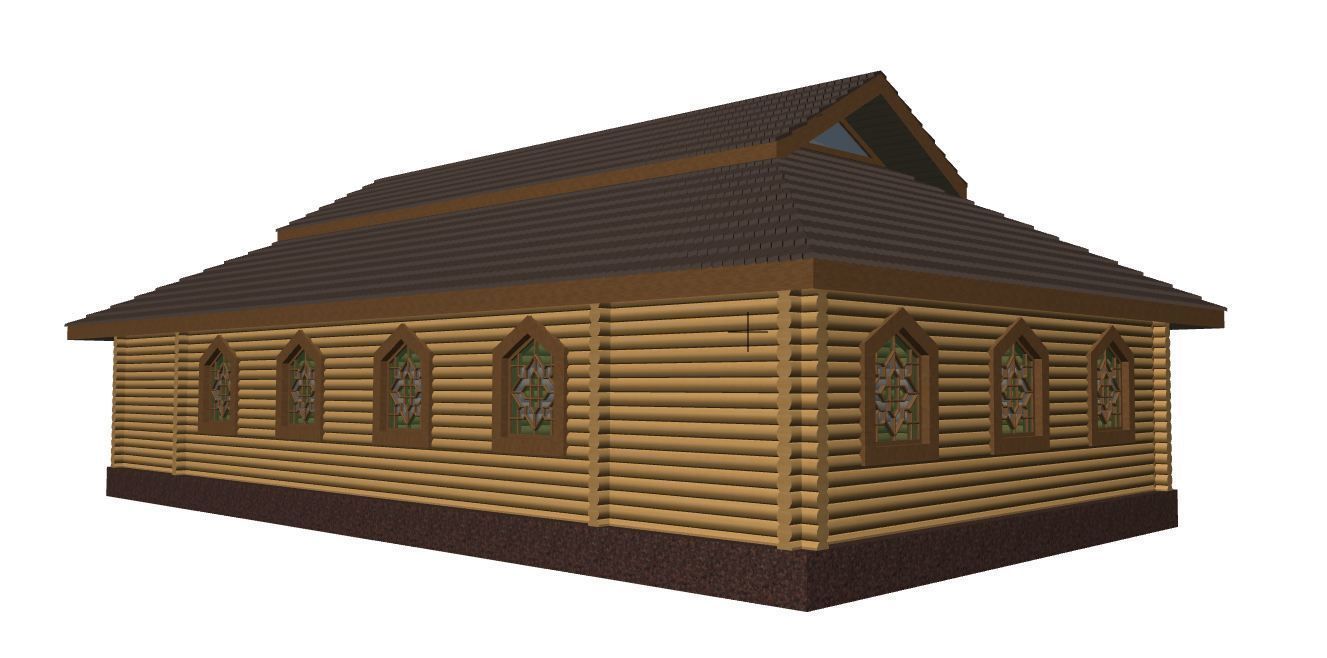 building wooden 3D model_1