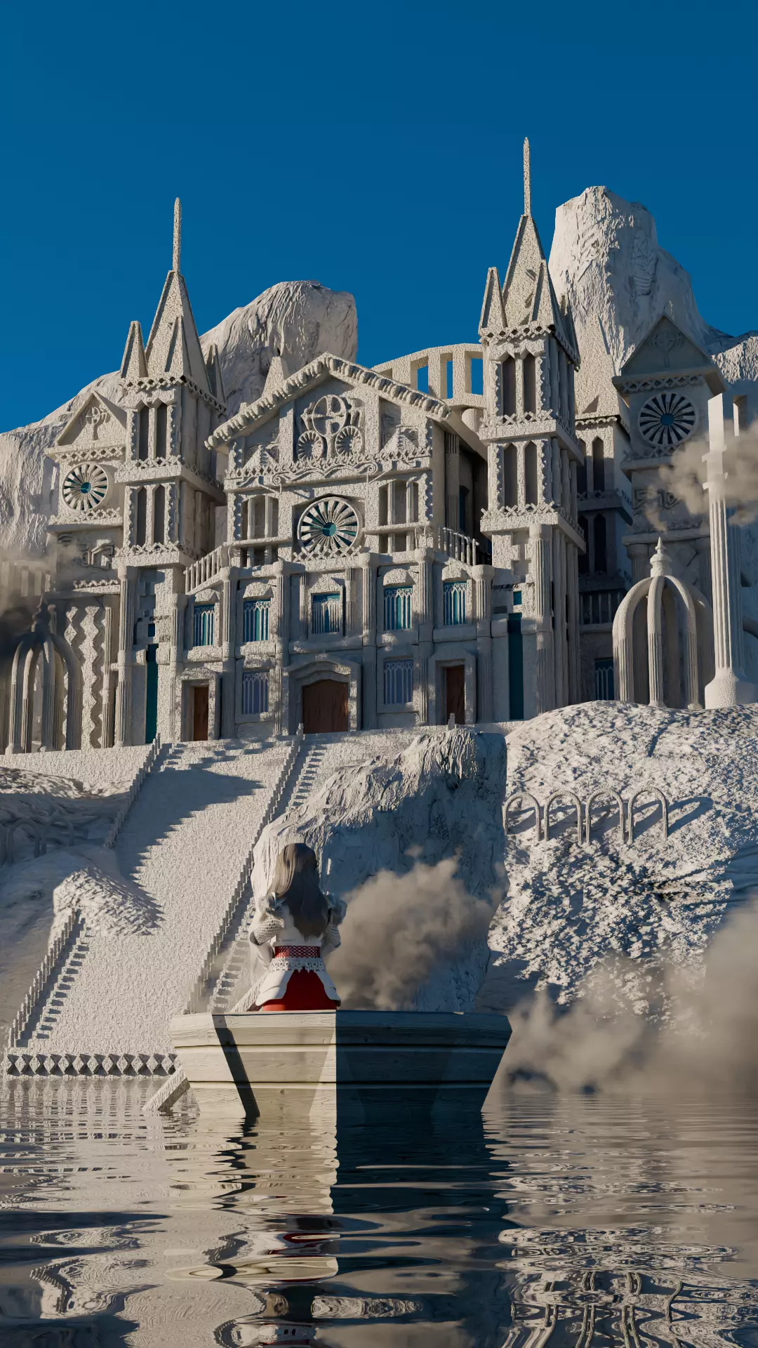 Journey to the Lost Kingdom Low-poly 3D model