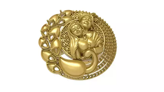 Krishna Peacock Ring File