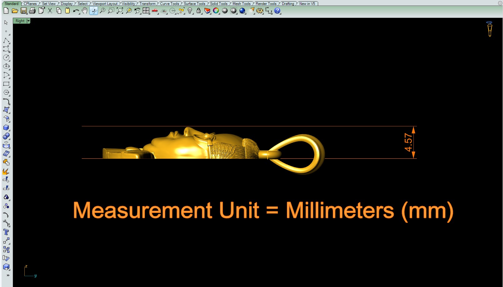 Dr Ambedkar Pendant File 3D print model_5