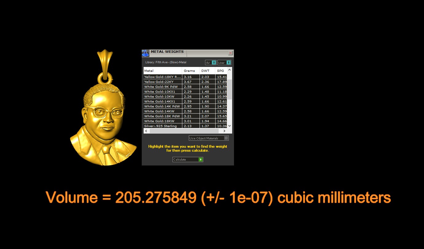 Dr Ambedkar Pendant File 3D print model_2