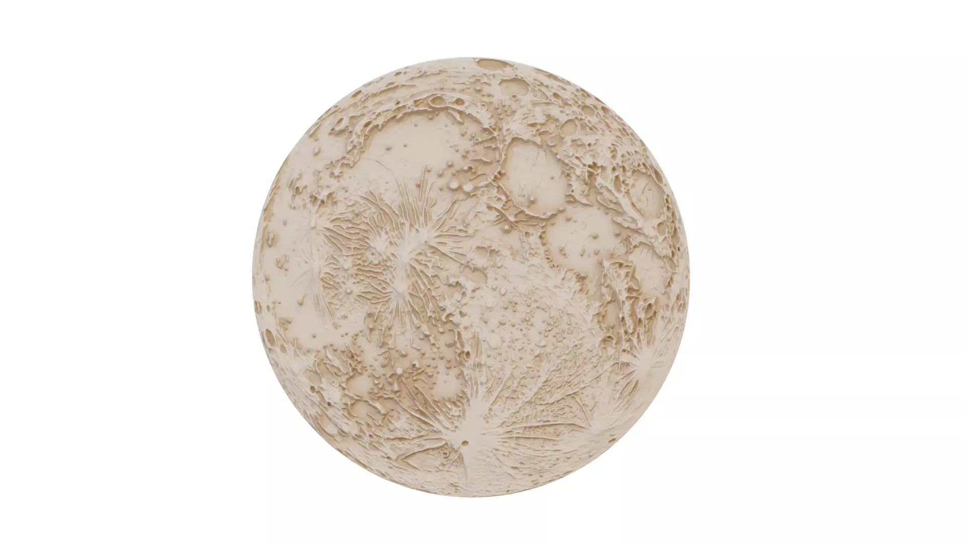  Decorative Moon 01 3D model_0