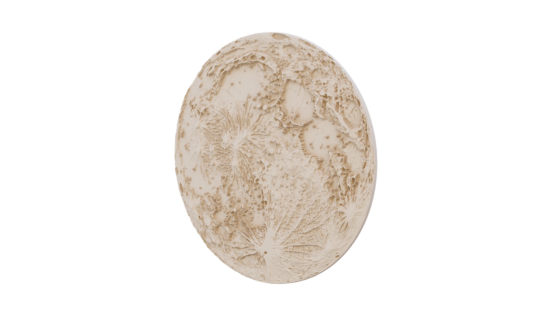  Decorative Moon 01 3D model_2