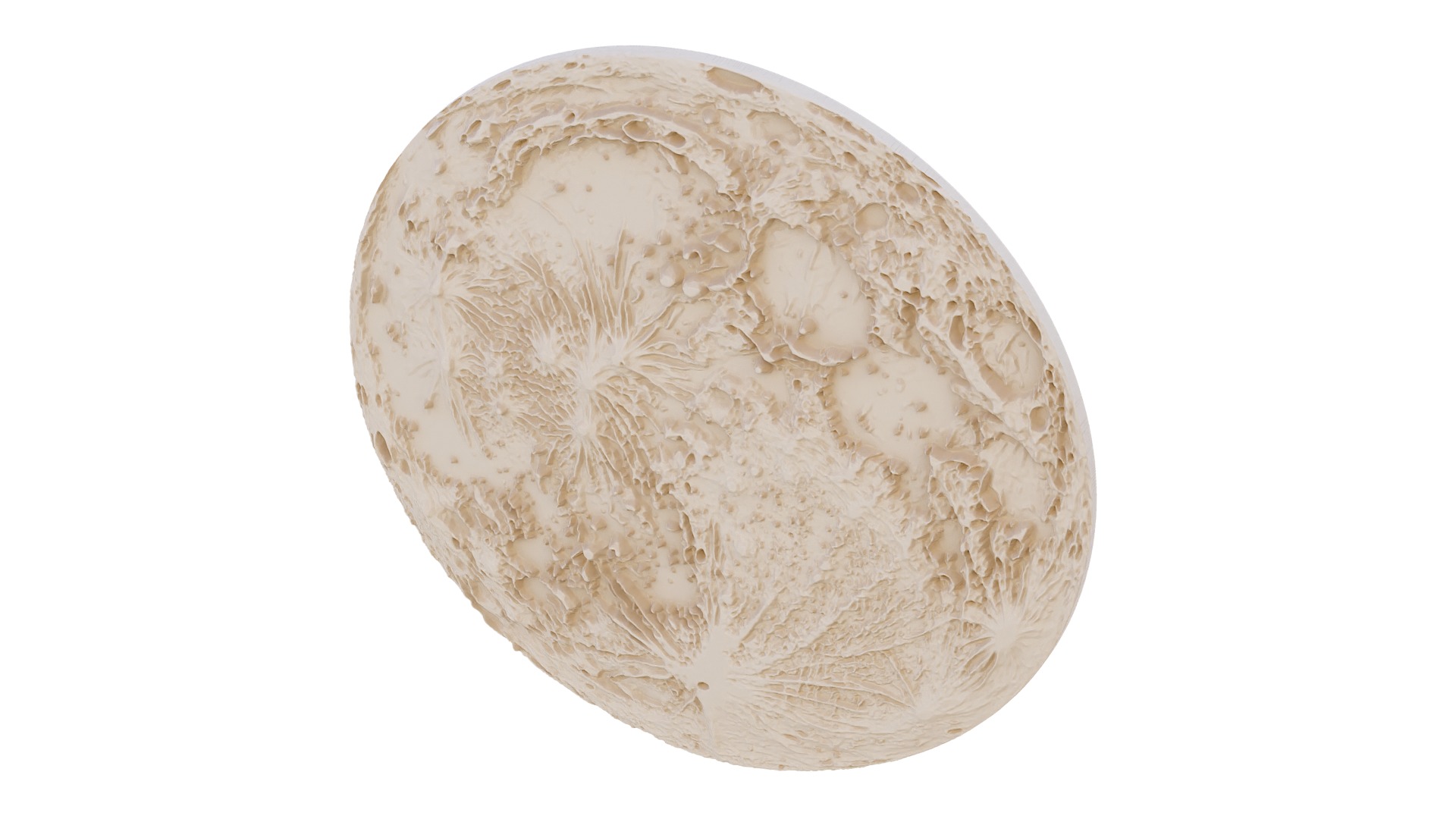  Decorative Moon 01 3D model_4