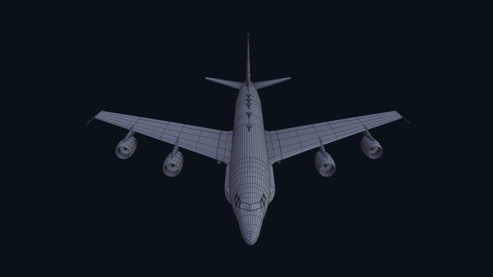 Asset - Army - Boeing RC 135 3D MODEL REALISTIC Low-poly 3D model_19