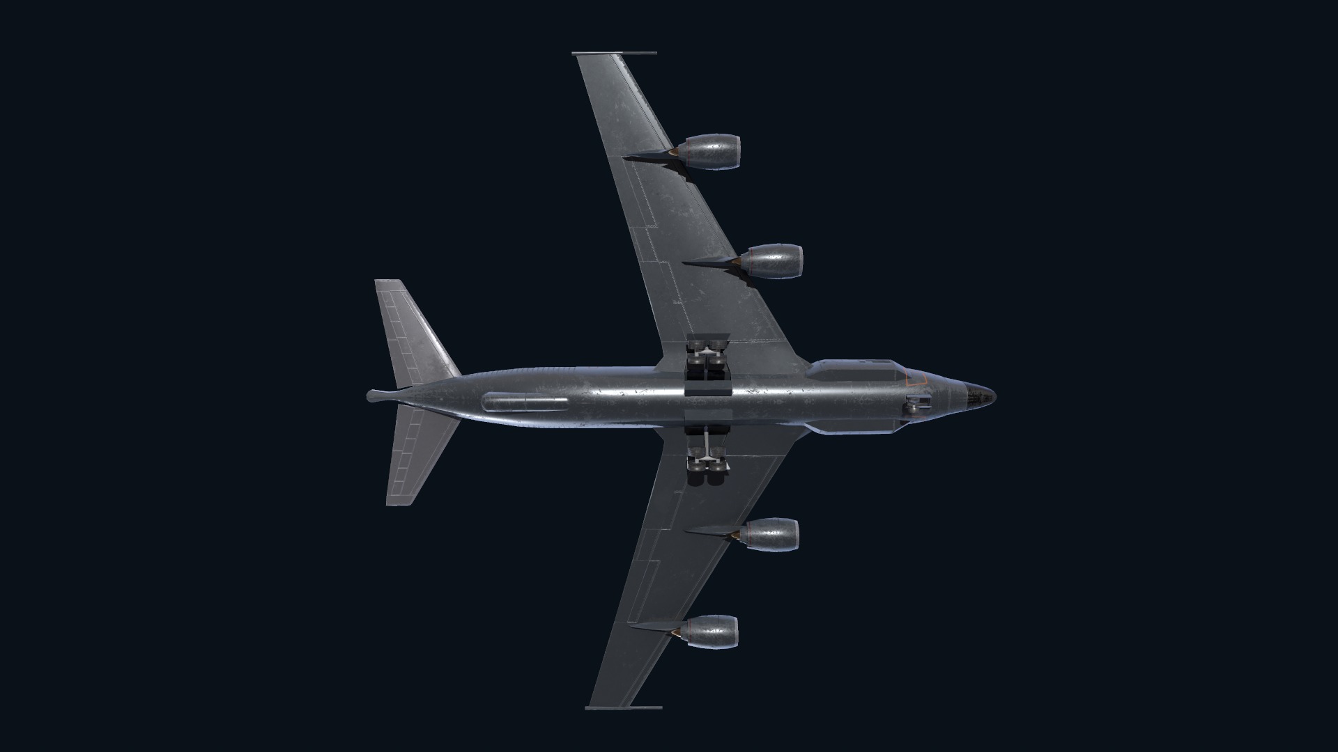 Asset - Army - Boeing RC 135 3D MODEL REALISTIC Low-poly 3D model_17