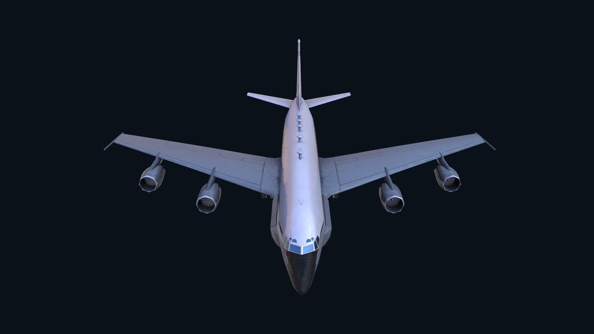 Asset - Army - Boeing RC 135 3D MODEL REALISTIC Low-poly 3D model_23