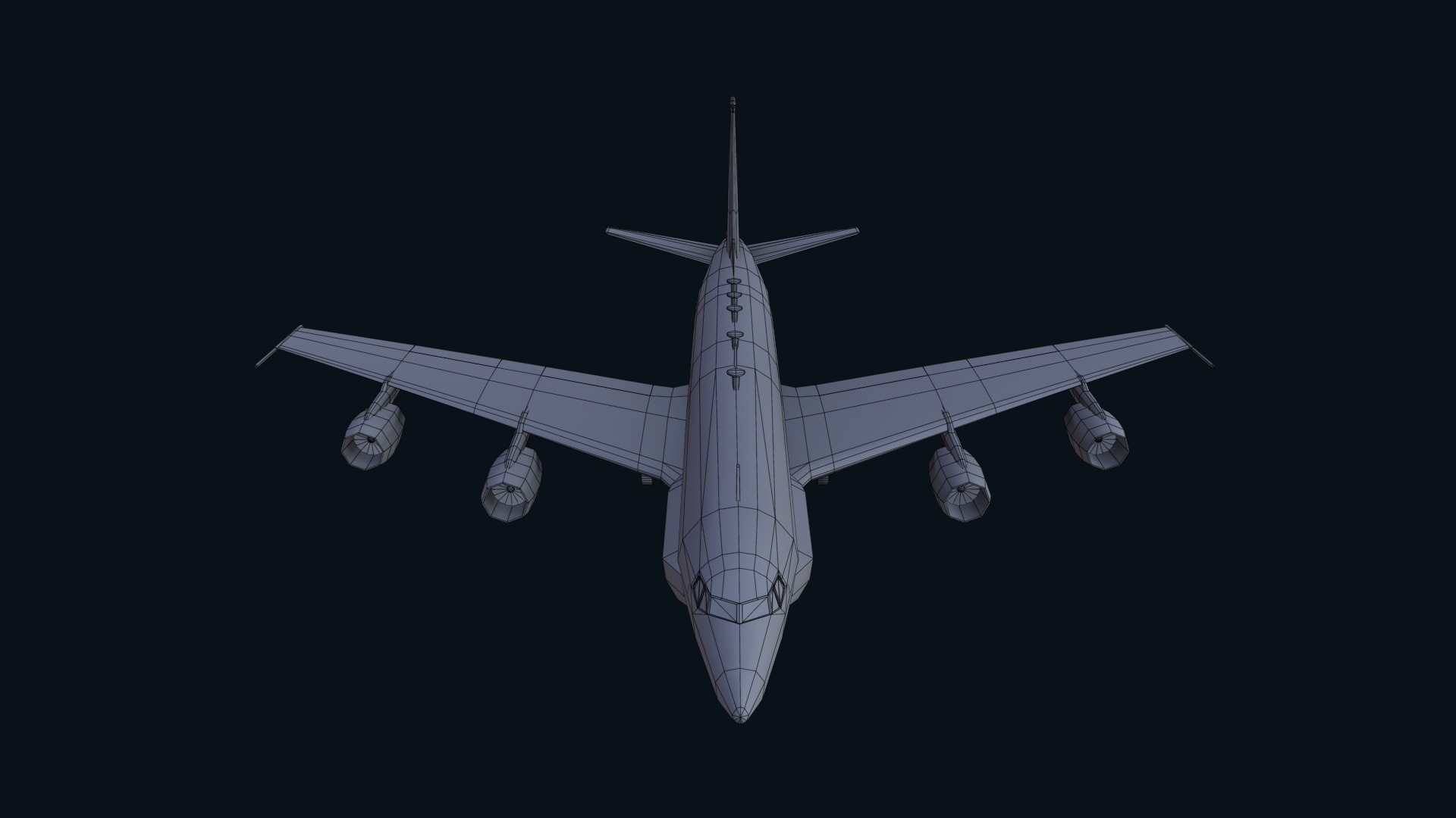 Asset - Army - Boeing RC 135 3D MODEL REALISTIC Low-poly 3D model_27