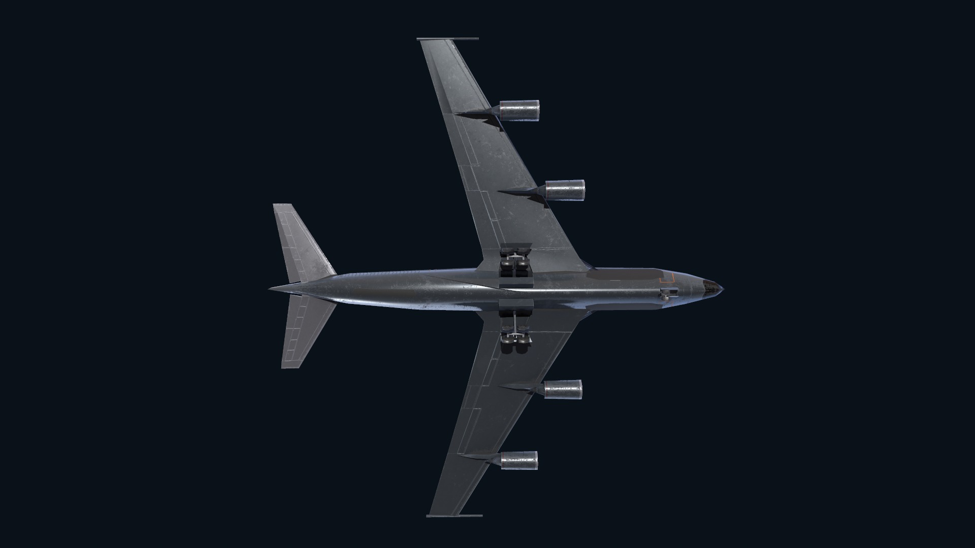 Asset - Army - Boeing RC 135 3D MODEL REALISTIC Low-poly 3D model_41