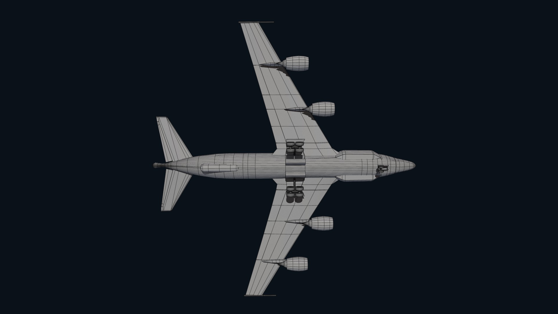 Asset - Army - Boeing RC 135 3D MODEL REALISTIC Low-poly 3D model_13