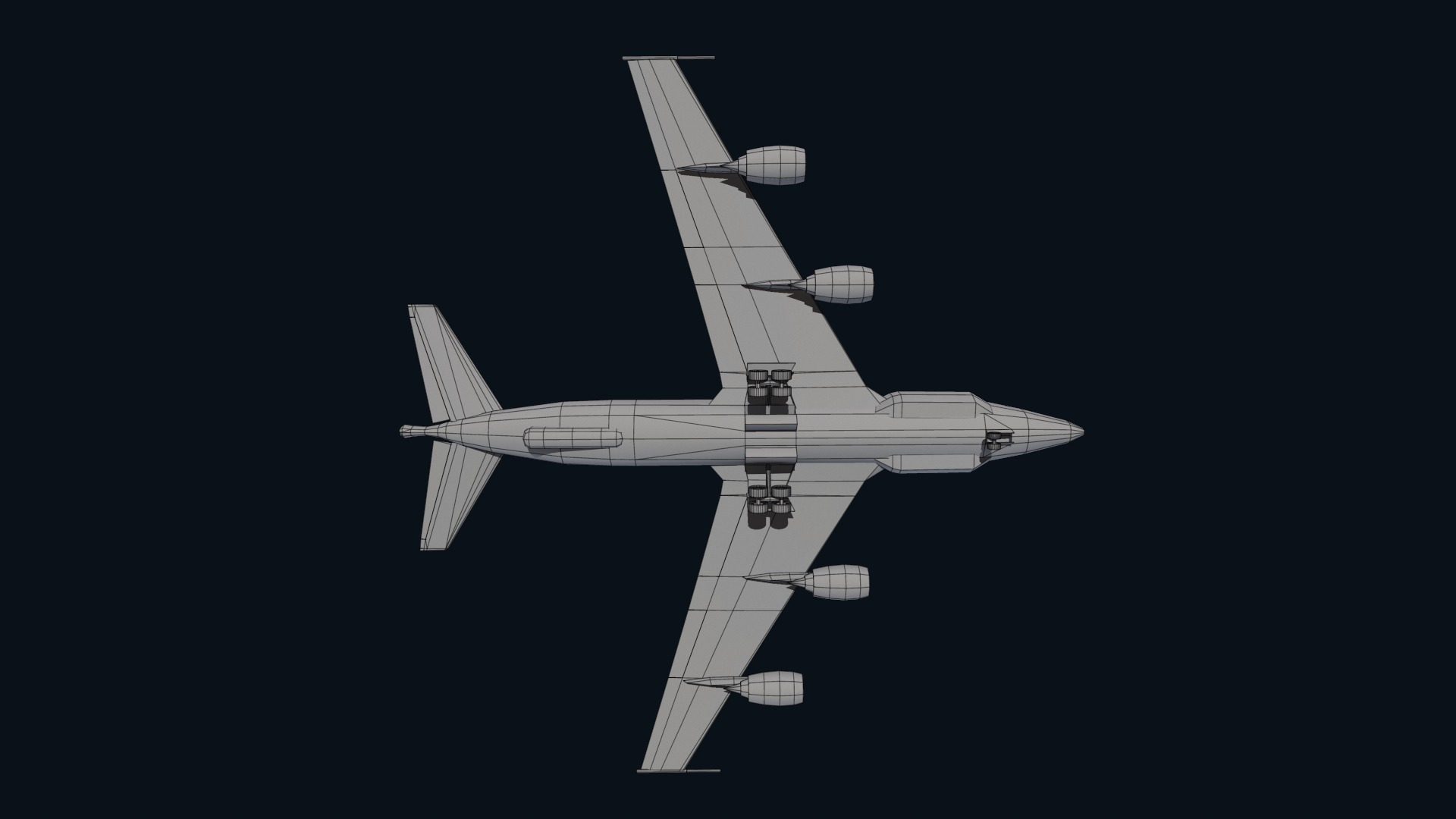 Asset - Army - Boeing RC 135 3D MODEL REALISTIC Low-poly 3D model_29