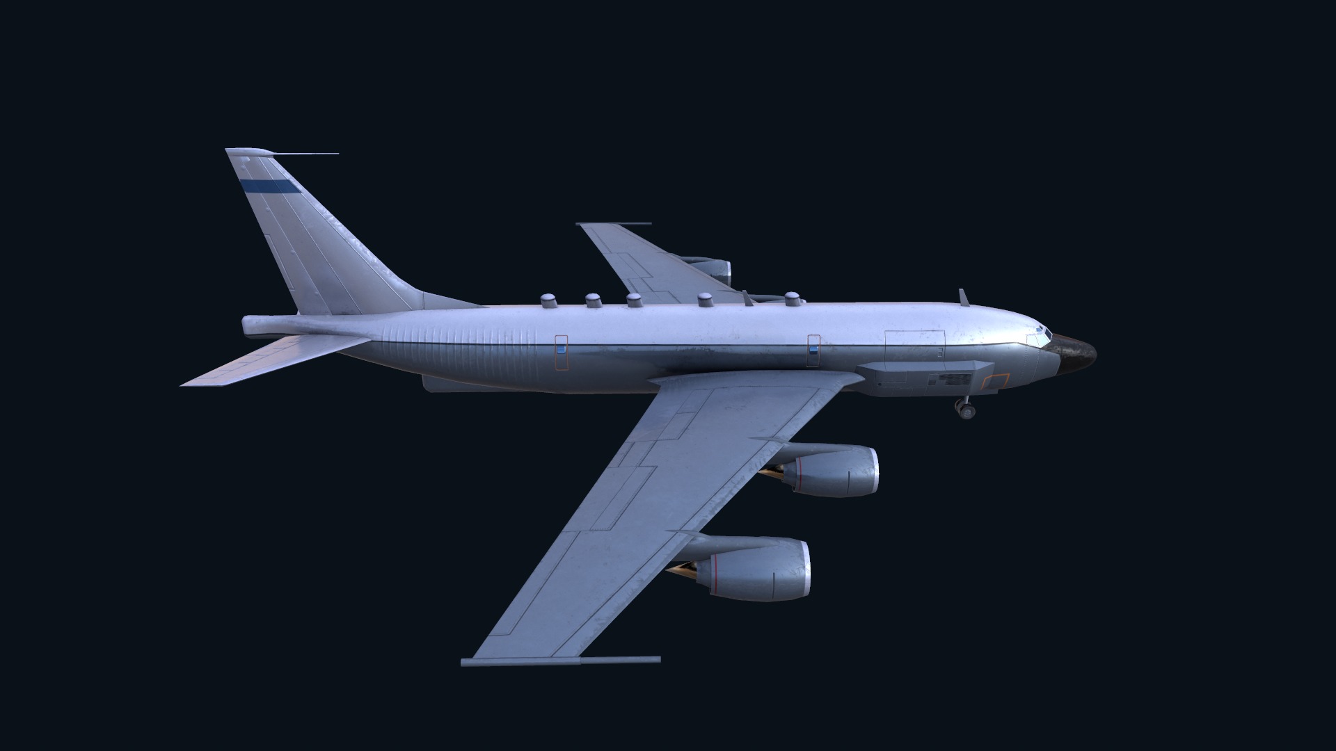 Asset - Army - Boeing RC 135 3D MODEL REALISTIC Low-poly 3D model_8