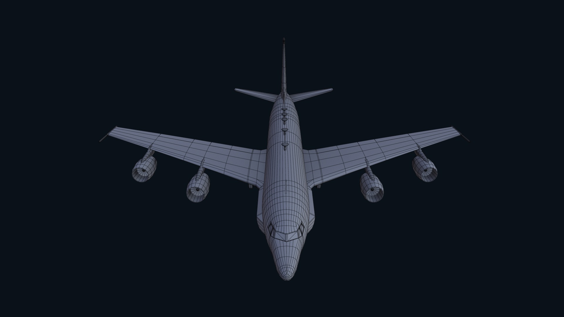 Asset - Army - Boeing RC 135 3D MODEL REALISTIC Low-poly 3D model_11