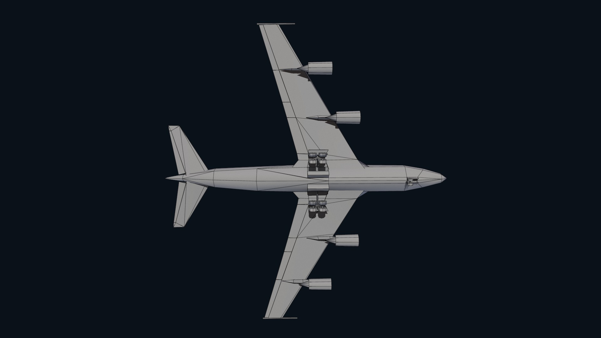 Asset - Army - Boeing RC 135 3D MODEL REALISTIC Low-poly 3D model_45
