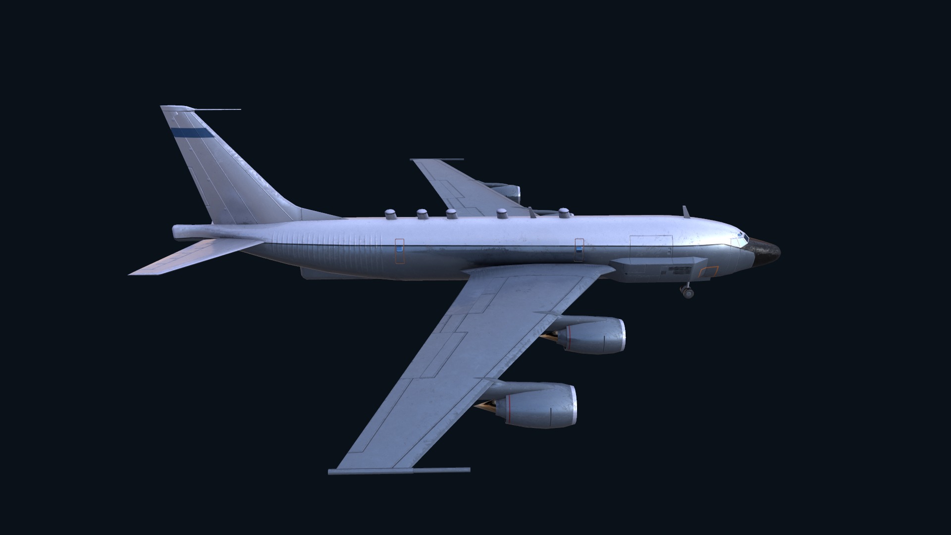 Asset - Army - Boeing RC 135 3D MODEL REALISTIC Low-poly 3D model_16