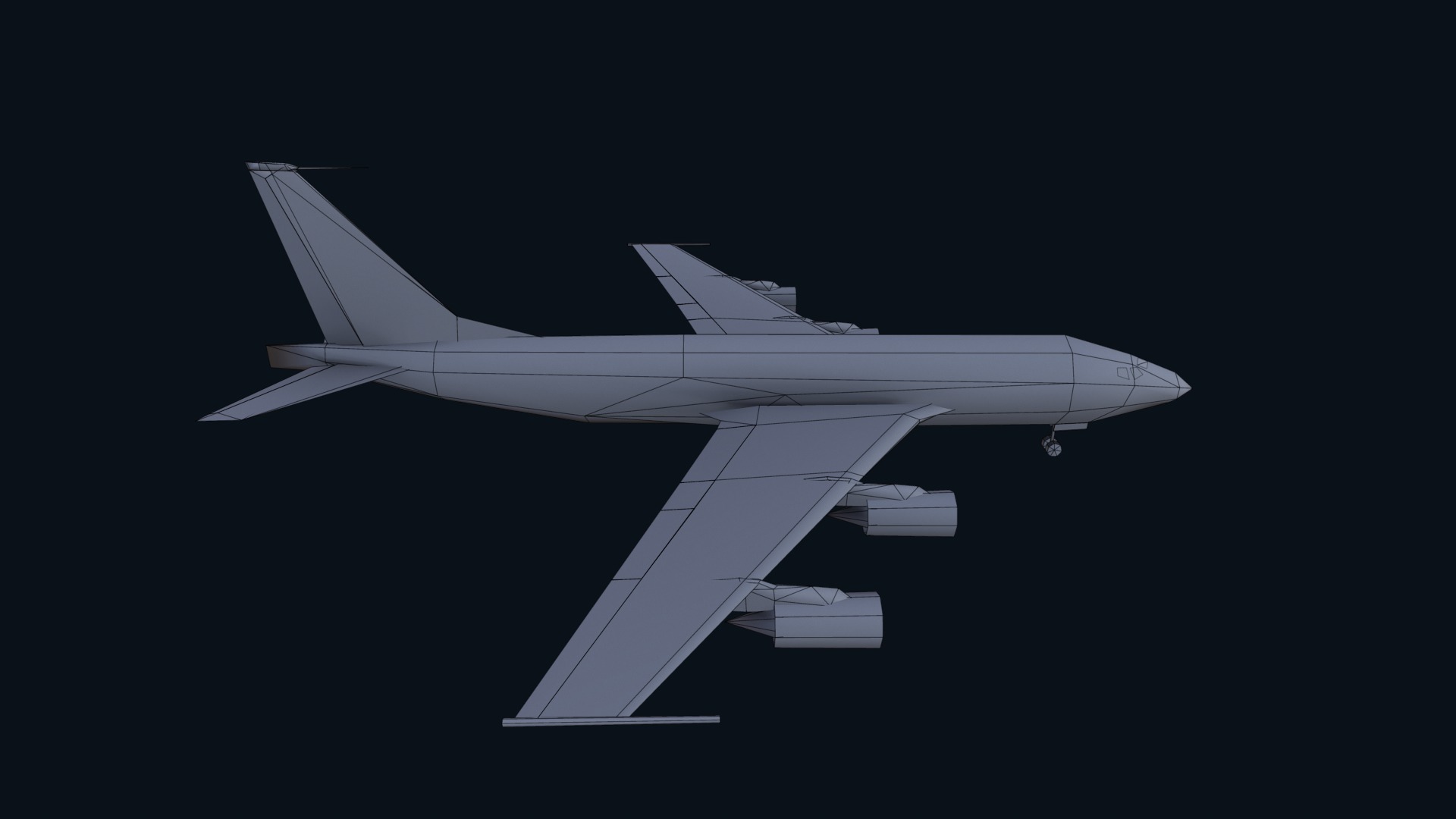 Asset - Army - Boeing RC 135 3D MODEL REALISTIC Low-poly 3D model_44
