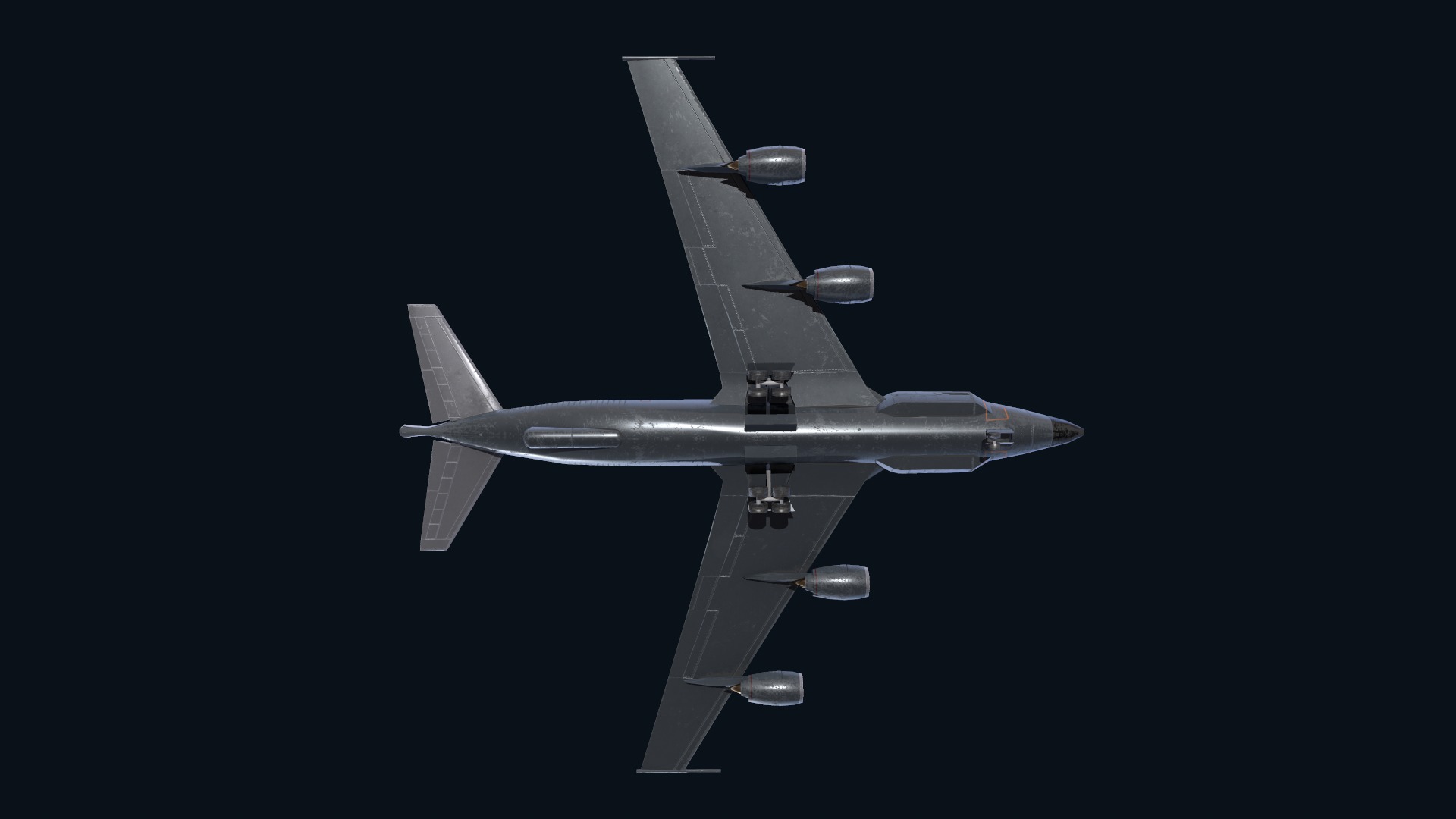 Asset - Army - Boeing RC 135 3D MODEL REALISTIC Low-poly 3D model_25