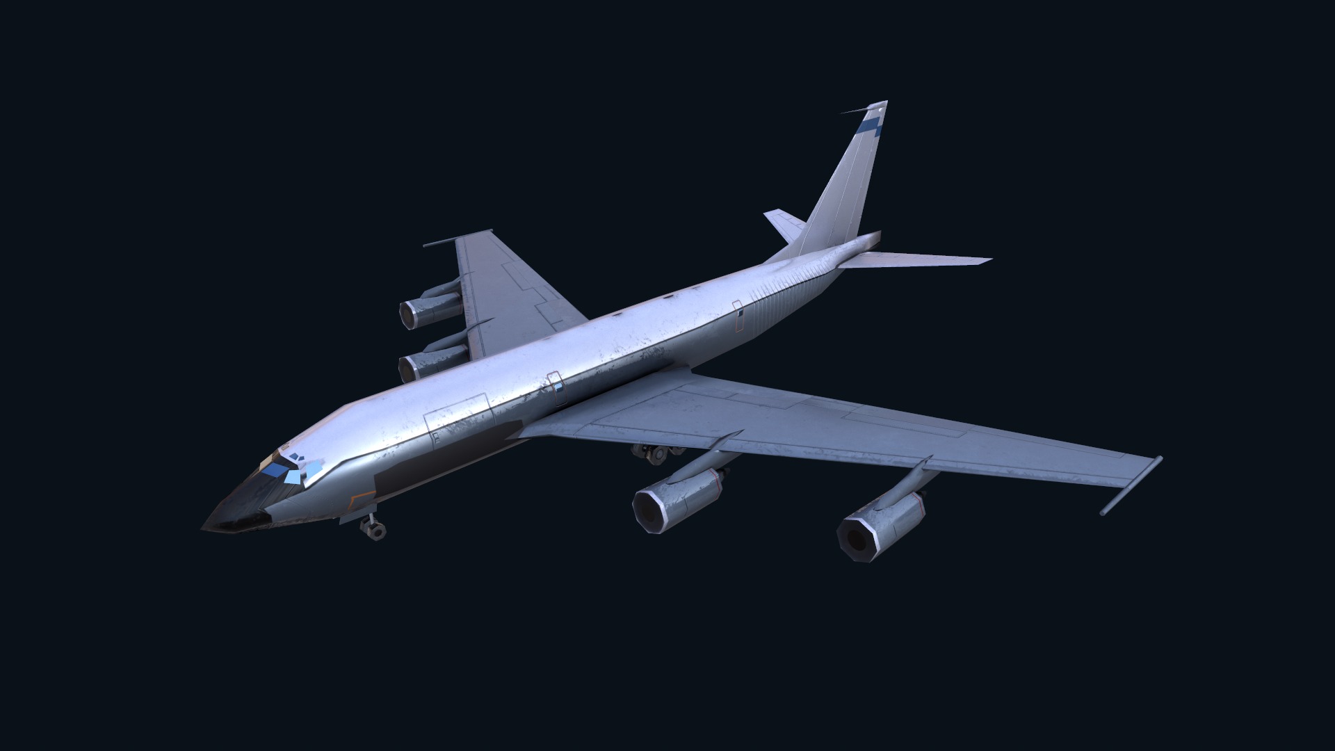 Asset - Army - Boeing RC 135 3D MODEL REALISTIC Low-poly 3D model_38