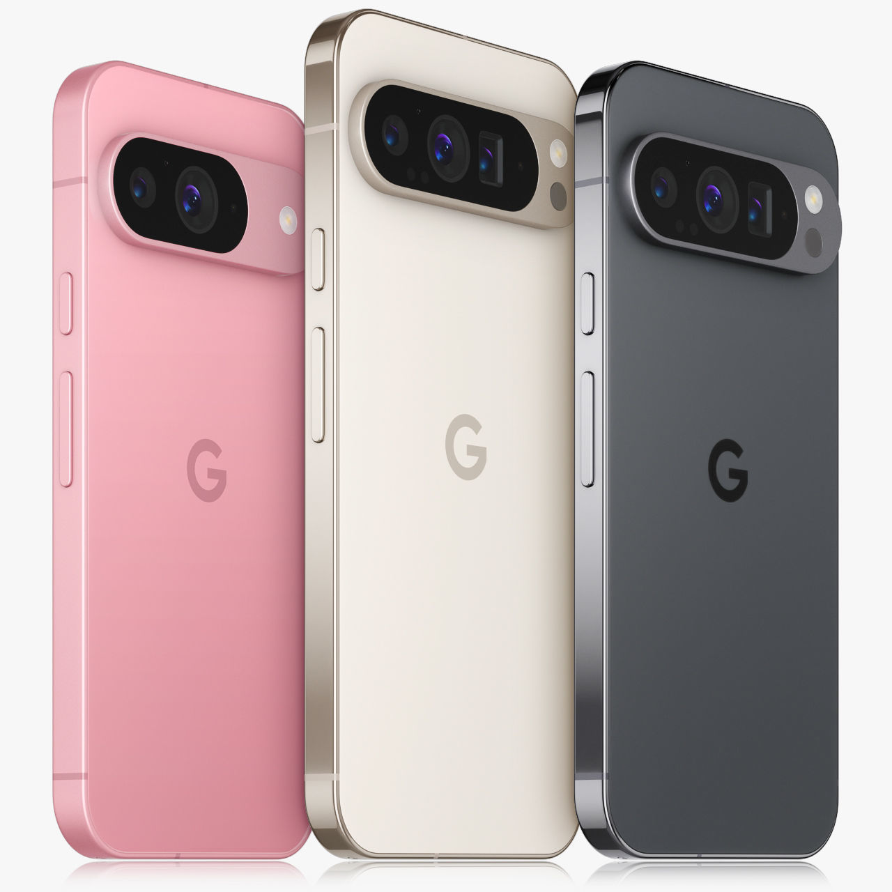Google Pixel 9 and 9 Pro and 9 Pro XL 3D model_1