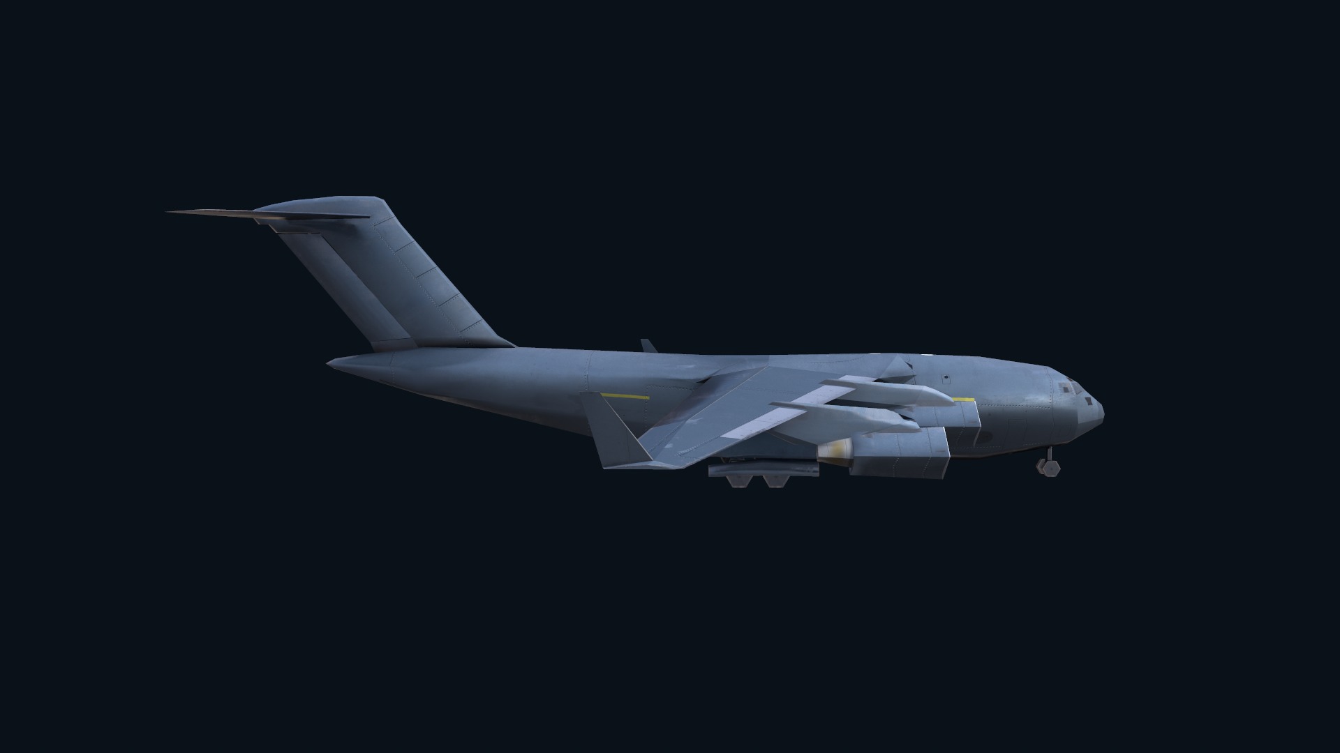 Asset - Army - C17 Globemaster III 3D MODEL REALISTIC Low-poly 3D model_48