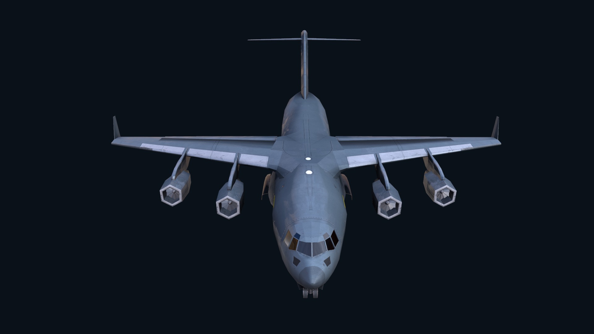 Asset - Army - C17 Globemaster III 3D MODEL REALISTIC Low-poly 3D model_27
