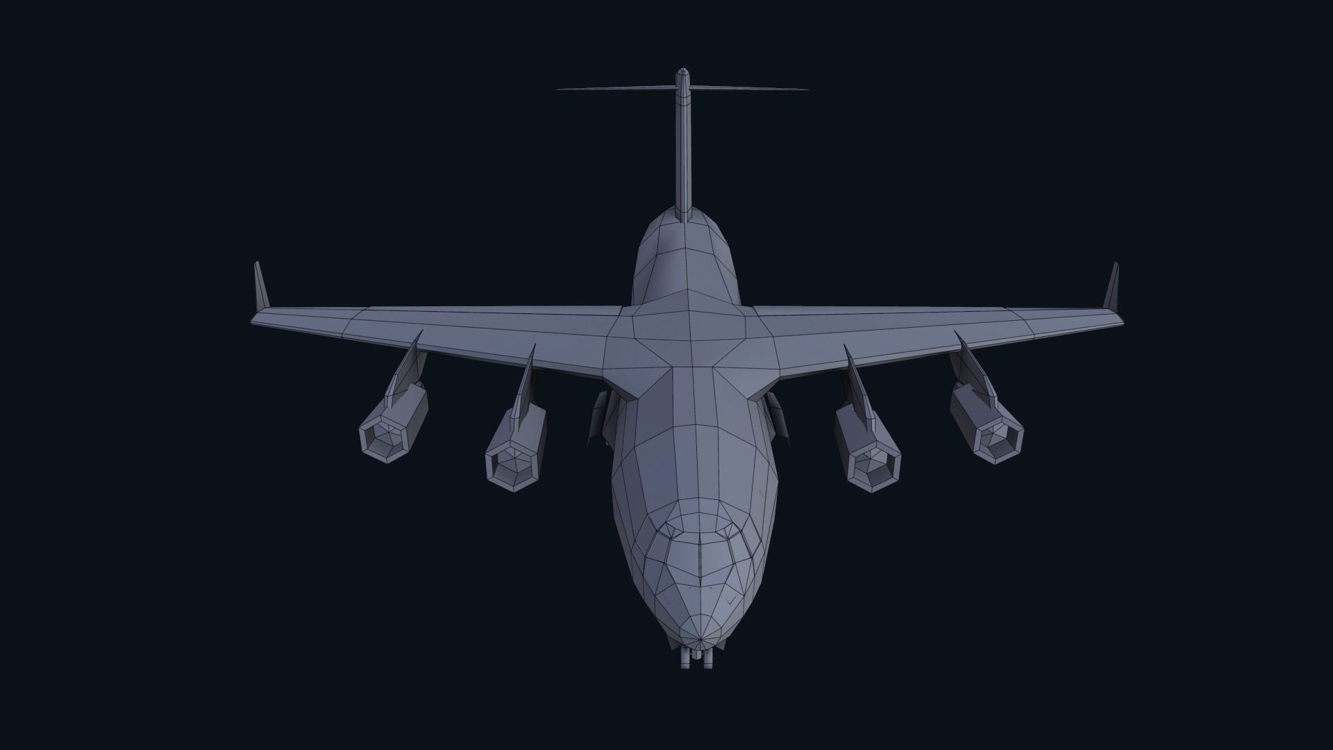 Asset - Army - C17 Globemaster III 3D MODEL REALISTIC Low-poly 3D model_42