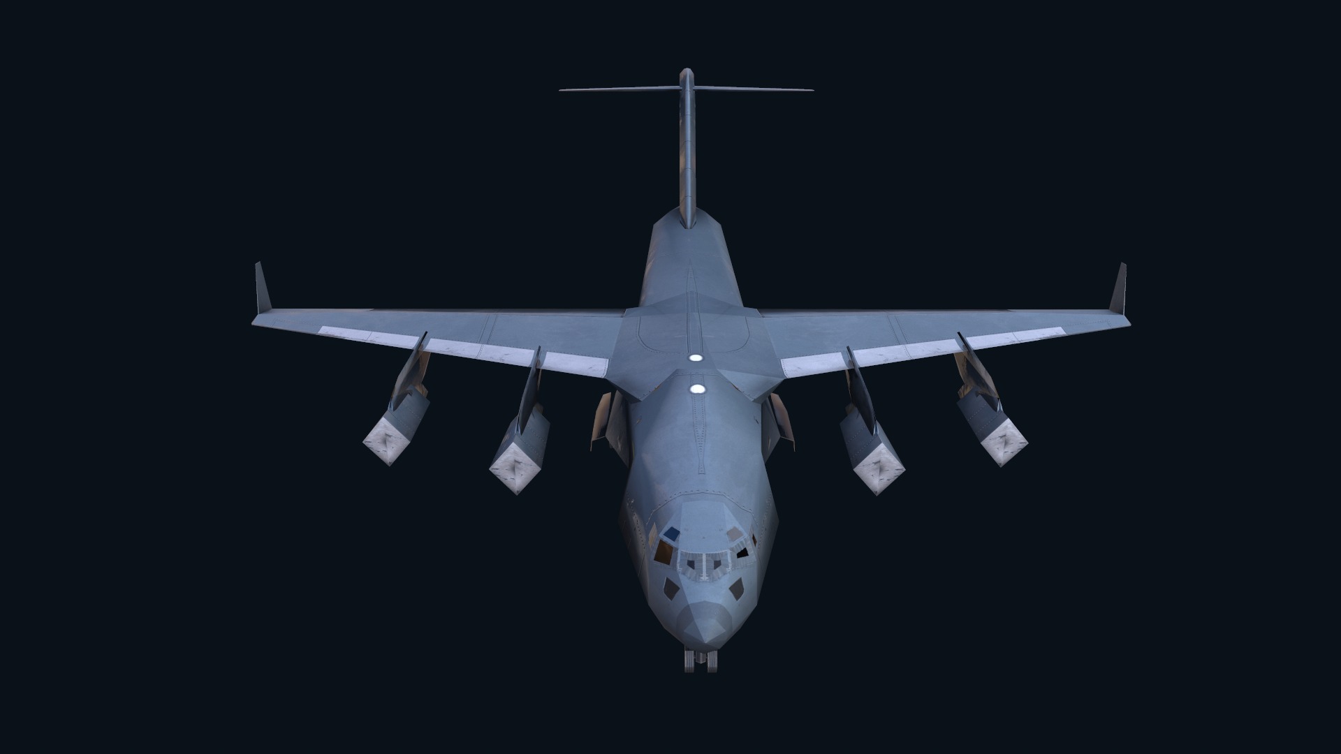 Asset - Army - C17 Globemaster III 3D MODEL REALISTIC Low-poly 3D model_47