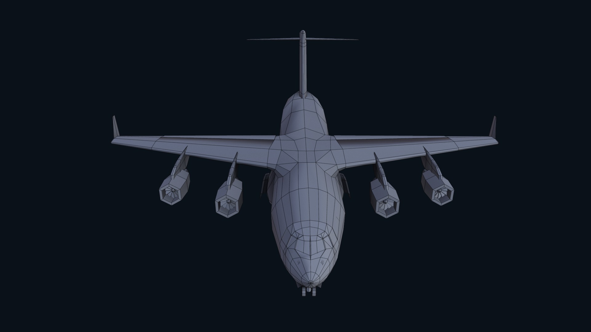 Asset - Army - C17 Globemaster III 3D MODEL REALISTIC Low-poly 3D model_32