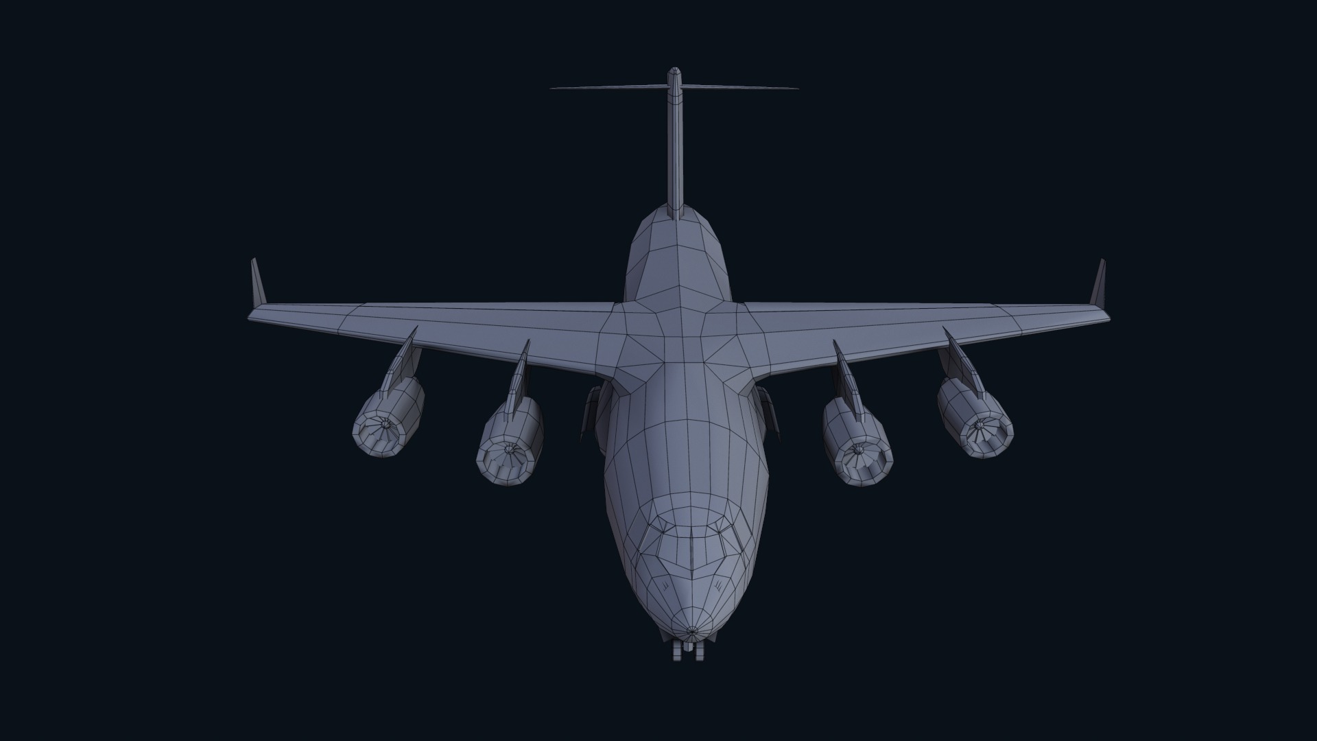 Asset - Army - C17 Globemaster III 3D MODEL REALISTIC Low-poly 3D model_22