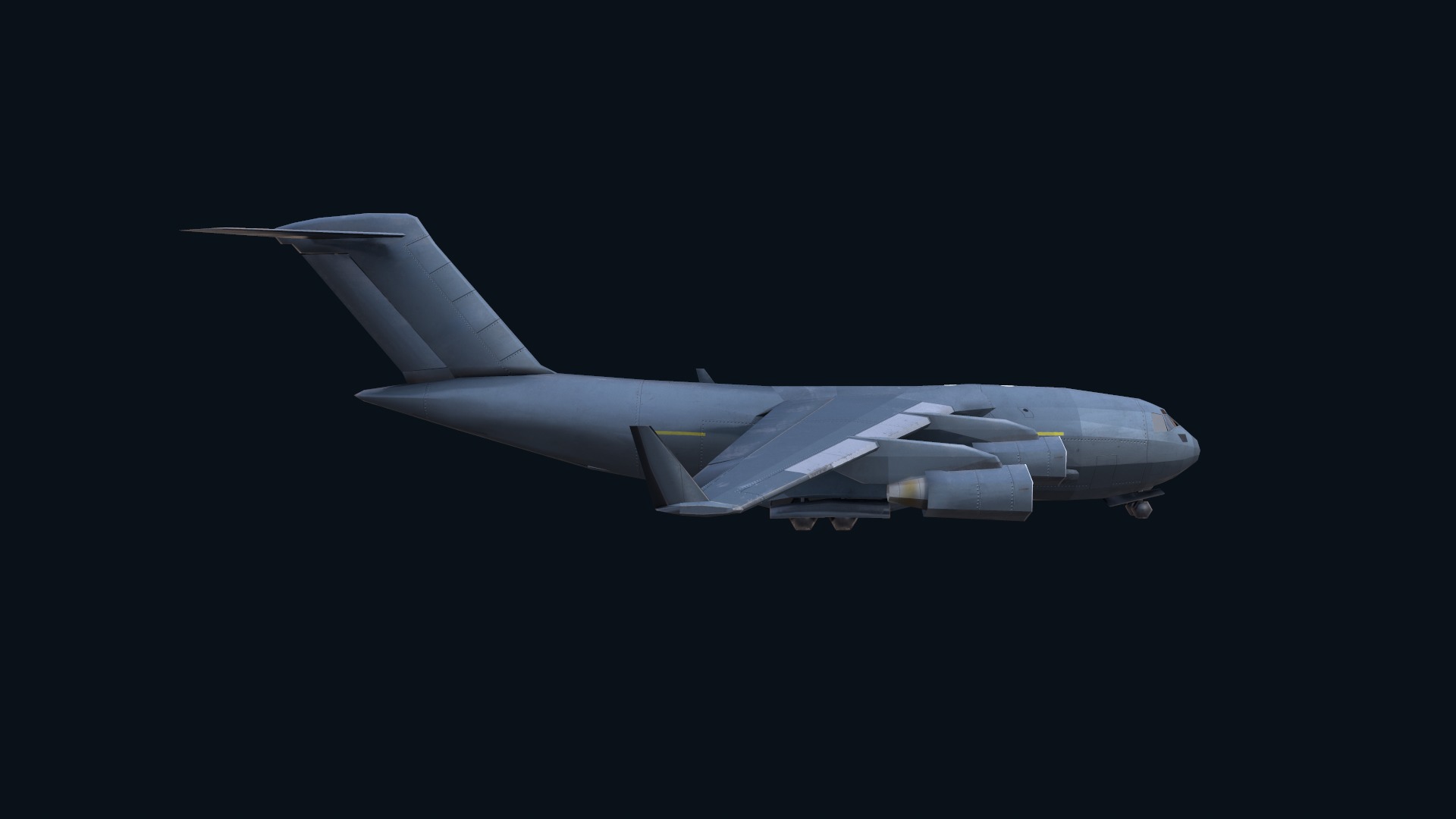 Asset - Army - C17 Globemaster III 3D MODEL REALISTIC Low-poly 3D model_38