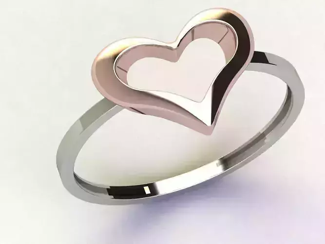 Heart ring 23